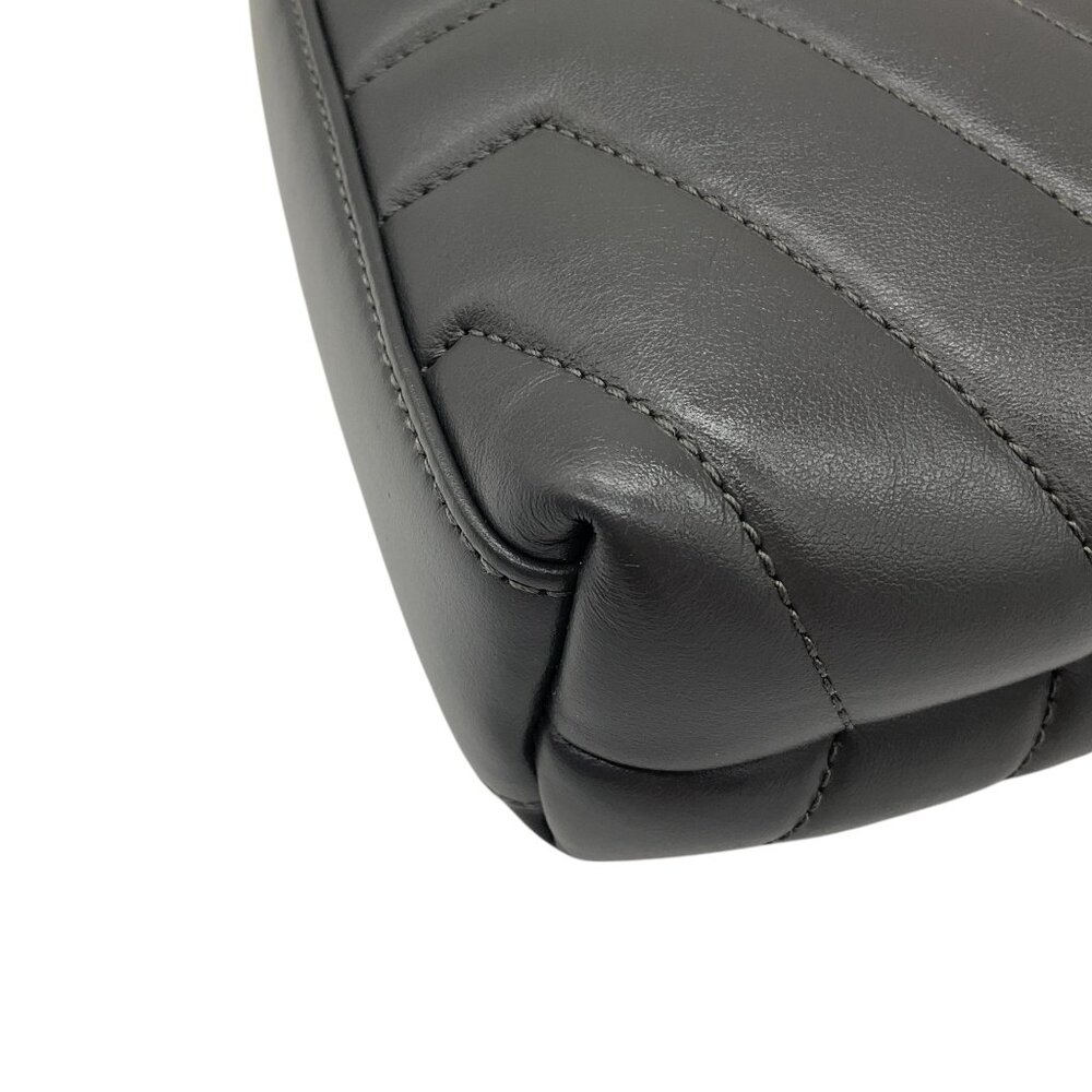 Saint Laurent Grey 2021 Loulou Leather Toy Mini Bag - Picture 9 of 16